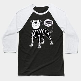 Boo skeleton dog Baseball T-Shirt